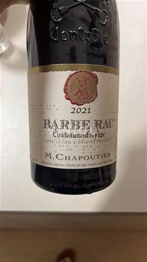Údolí Rhôny Châteauneuf-du-Pape M. Chapoutier Barbe Rac 2021