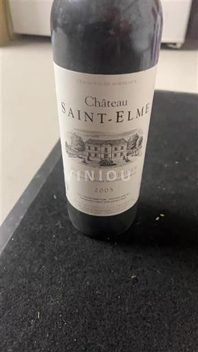 Bordeaux Bordeaux Supérieur Château Saint-Elme 2005