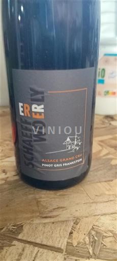 Elzas Alsace Grand Cru Grand Cru Schaeffer Woerly Pinot Gris Frankenstein Niet-geïntegreerd