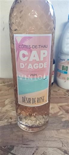 Languedoc og Roussillon Côtes de Thau Désir de Rose 2024