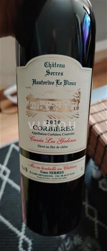 Languedoc Corbières Château Serres Les Galines 2020