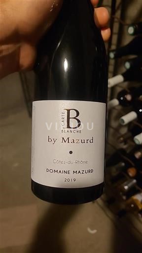 Vallée du Rhône Côtes-du-rhône Domaine Mazurd Carte Blanche by Mazurd 2019