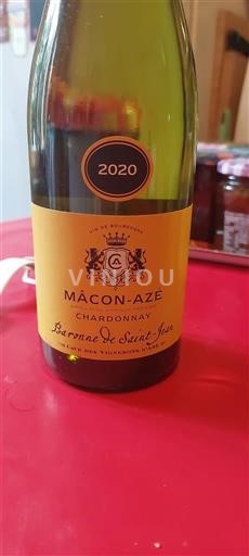 Bourgondië Mâcon en mâcon-dorpen Cave des Vignerons Azé Baronne de Saint-Jean 2020