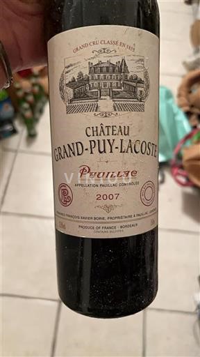 Bordeaux Pauillac Grand Cru Château Grand-Puy-Lacoste 2007