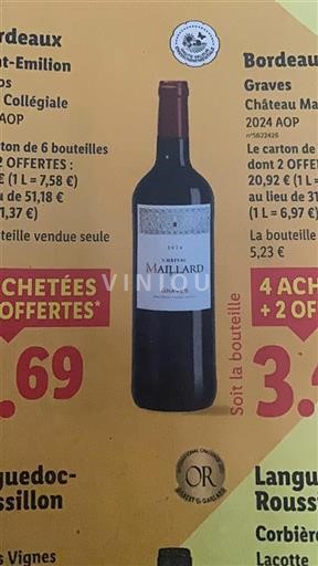 Bordeaux Graves Château Maillard 2024