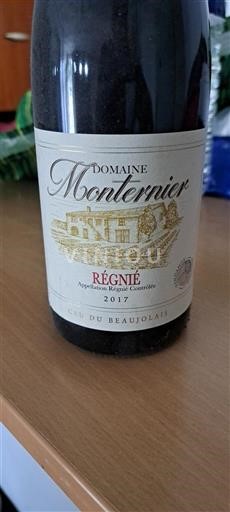 Beaujolais Régnié Domaine Monternier 2017