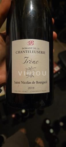 Údolí Loiry Saint-Nicolas-De-Bourgueil Domaine La Chanteleuserie Tréne 2019