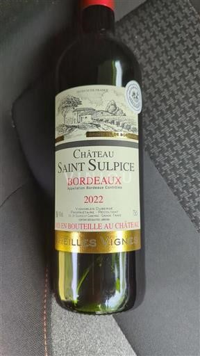 Bordeaux Château Saint Sulpice Vieilles Vignes 2022