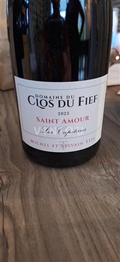 Beaujolais Saint-Amour Domaine Clos du Fief Les Capitans 2023