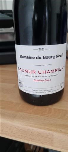 Vallée de la Loire Saumur-champigny Domaine Bourg Neuf 2022