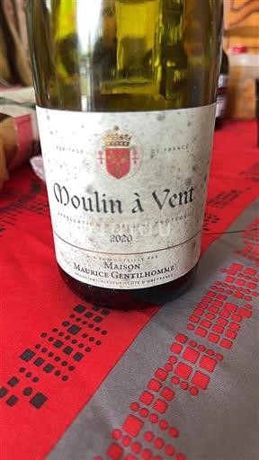 Beaujolais Moulin-à-vent Maison Maurice Gentilhomme 2020