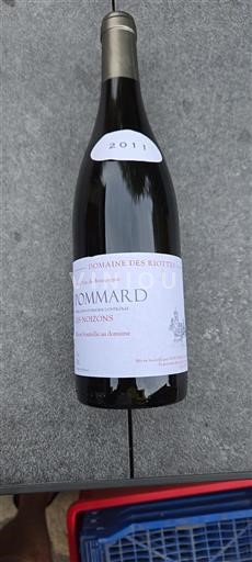 Vin Rouge sec Les Noizons Domaine Des Riottes 2011 France Bourgogne Pommard AOC