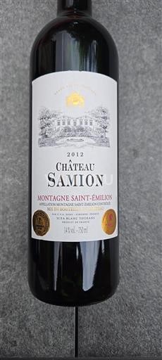 Bordeaux Montagne Saint-Émilion Château Samion 2012