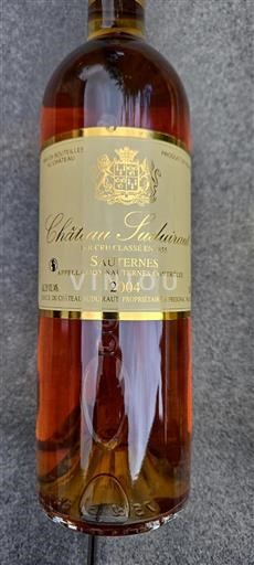 Bordeaux Sauternes Grand Cru Suduiraut 2004