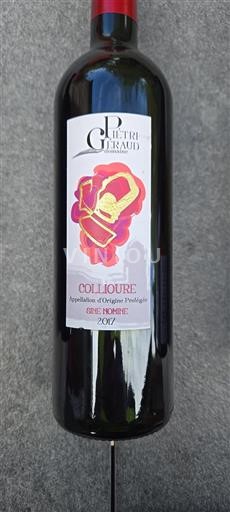 Roussillon Collioure Domaine Pietri-Geraud Sine Nomine 2017