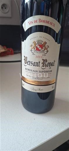Bordeaux Bordeaux Supérieur Versant Royal 2012