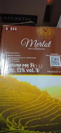 Sydvestfrankrig Ikke specificeret Castel Merlot Ikke årgangsbestemt