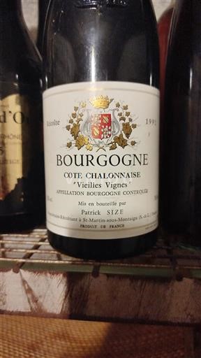 Bourgondië Bourgogne Patrick Size Vieilles Vignes 1991