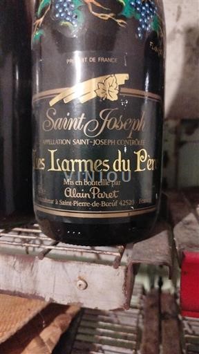 Rhônen laakso Saint-Joseph Alain Paret Les Larmes du Père Ei vuosikertaa