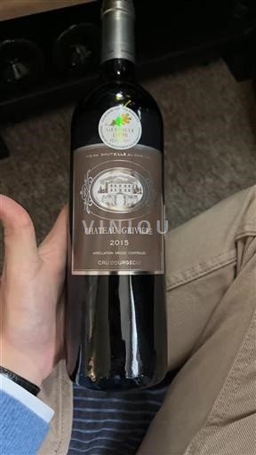 Bordeaux Médoc Cru Bourgeois Château Grivière 2015