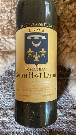 Bordeaux Pessac-Léognan Grand Cru Classé Château Smith Haut Lafitte 1998
