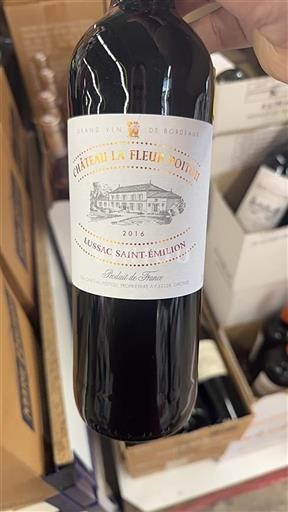 Bordeaux Lussac-saint-émilion Château La Fleur Poitou 2016