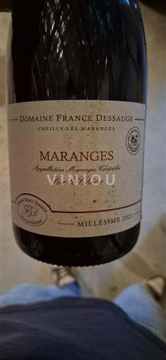 Bourgogne Maranges Domaine France Dessage Sur le Chêne 2021