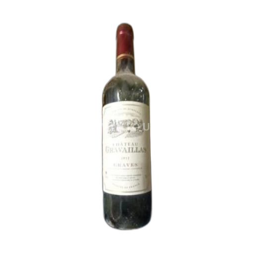 Vin Rouge sec Château Gravaillas 2011 France Bordeaux Graves AOC