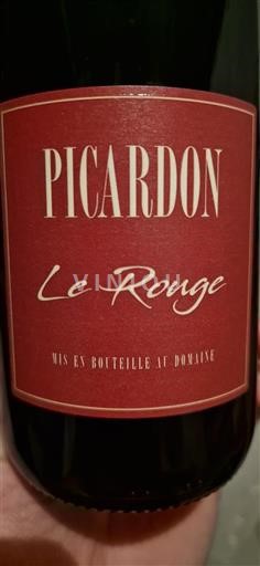 Loiredalen Ospecificerad Picardon Le Rouge Icke årgångsbetecknad
