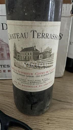 Bordeaux Bordeaux Supérieur Château Terrasson 1984