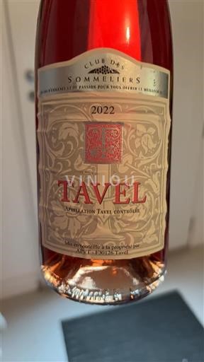 Valle del Rodano Tavel Club des Sommeliers 2022