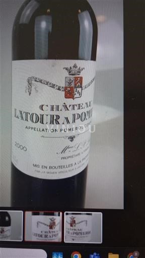Bordeaux Pomerol Château Latour à Pomerol 2000