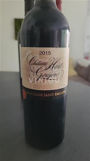 Bordeaux Montagne-saint-émilion Château Haut-Goujon 2015