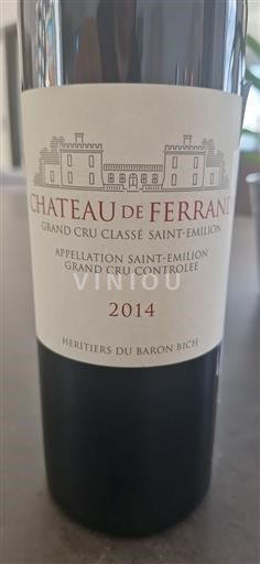 Bordeaux Saint-Émilion Grand Cru Château Ferrand 2014