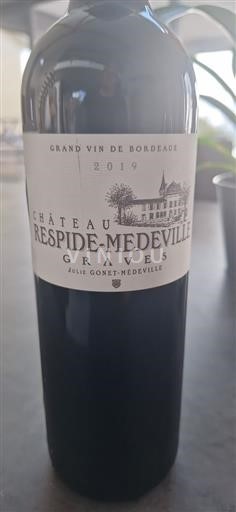 Bordeaux Graves Château Respide-Medeville 2019