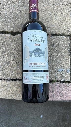 Bordeaux Château Lafaure 2020