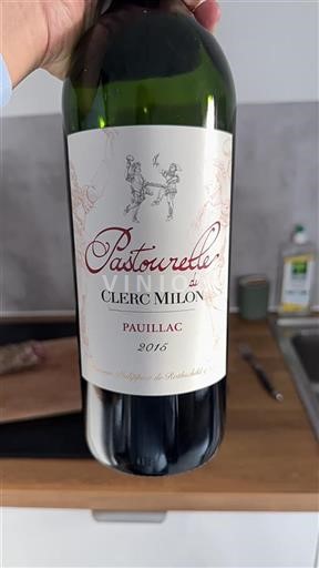 Bordeaux Pauillac Clerc Milon Pastourelle 2015
