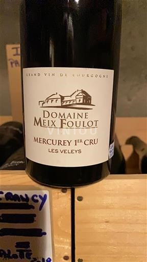 Bourgogne Mercurey Premier Cru Domaine Meix Foulot Les Veleys Icke årgångsbetecknad