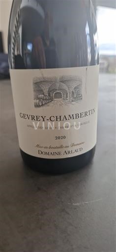 Bourgogne Gevrey-chambertin Domaine Arlaud 2020
