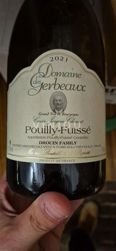Bourgondië Pouilly-fuissé Domaine Des Gerbeaux Jacques Charvet 2021