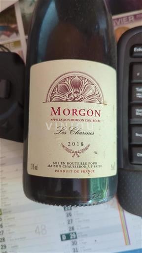 Beaujolais Morgon Maison Chausseron Les Charmes 2018