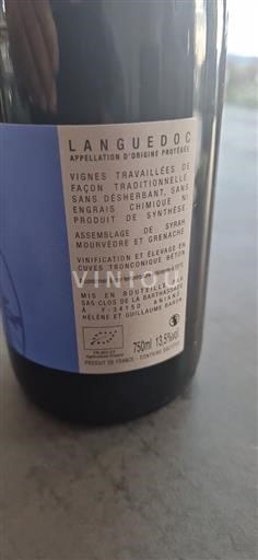 Langvedok Languedoc Clos de la Barthassade 2021