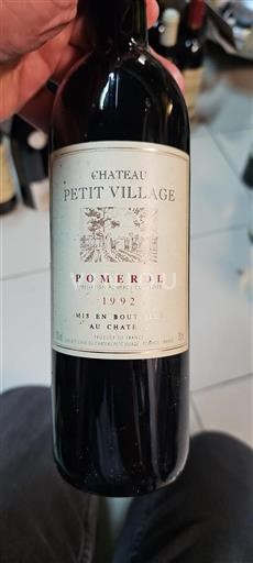 Bordeaux Pomerol Château Petit Village 1992