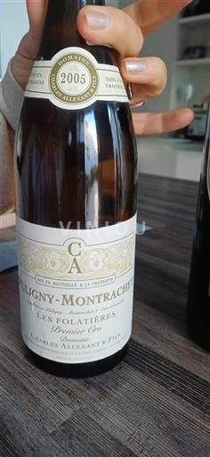 Burgundsko Puligny-Montrachet Premier Cru Charles Allexant & Fils Les Folatières 2005