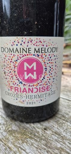 Údolí Rhôny Crozes-Hermitage Domaine Melody Friandise 2021