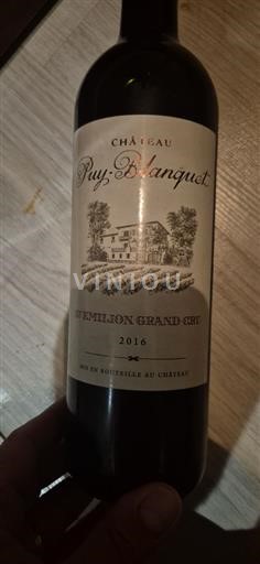 Bordeaux Saint-Émilion Grand Cru Château Puy-Blanquet 2016