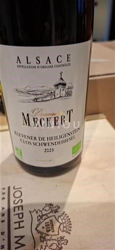 Alsace Grand Cru Domaine Meckert Clos Schwendehiesel 2023
