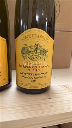 Elzas Alsace Grand Cru Grand Cru Domaine Bernard Haas & Fils Gewurztraminer Grand Cru Schlossberg 2015