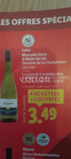 Vallée de la Loire Domaine La Champinière 2024