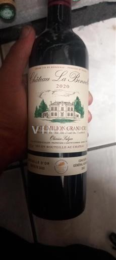 Bordeaux Saint-Émilion Grand Cru Grand Cru Château La Bonnelle 2020